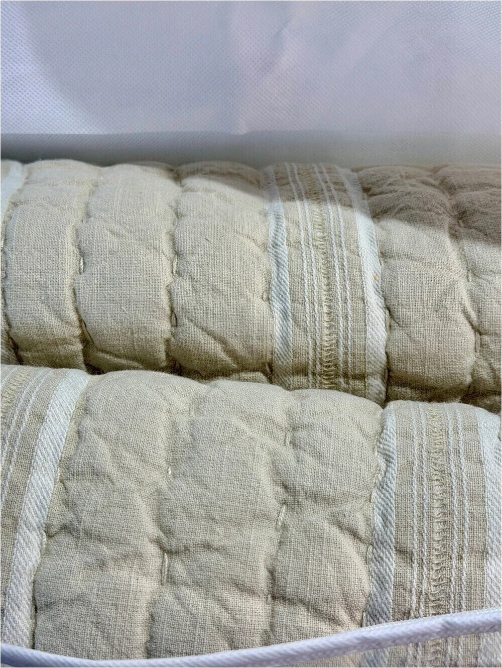 The Company Store Legends Hotel Washed Linen Quilt King Moss Green